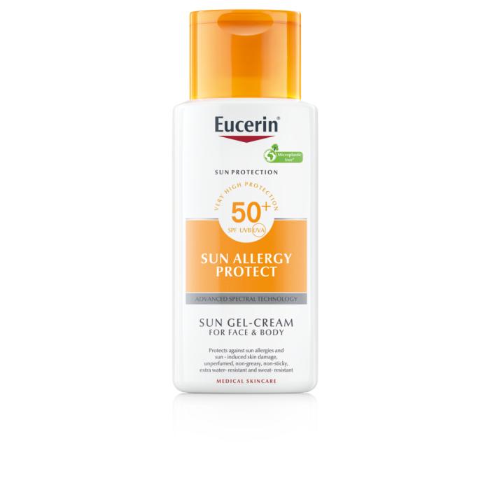 EUCERIN SUN PÄEVITUSALLERGIA PÄIKESEKREEM-GEEL SPF50 150ML