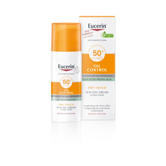 EUCERIN SUN PÄIKESEKAITSE GEEL KREEM NÄOLE SPF50 50ML