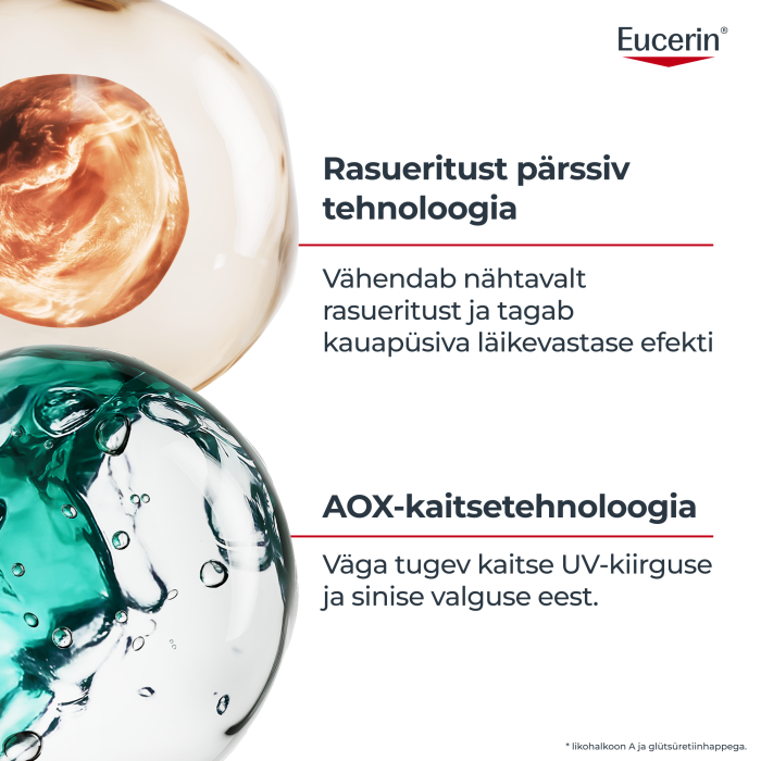 EUCERIN SUN PÄIKESEKAITSE GEEL-KREEM NÄOLE SPF50 50ML