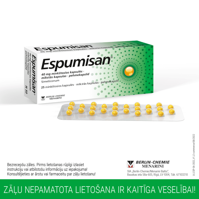 ESPUMISAN PEHMEKAPSEL 40MG N25