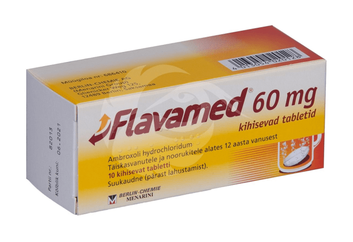 FLAVAMED 60MG KIHISEV TBL. 60MG N10