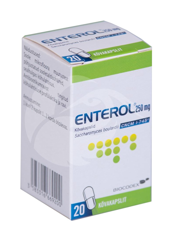 ENTEROL KÕVAKAPSEL 250MG N20