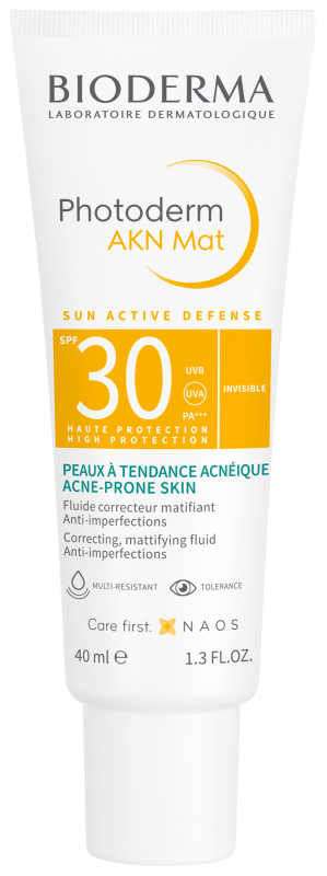 BIODERMA PHOTODERM AKN MAT PÄIKESEKAITSEKREEM SPF30 40ML