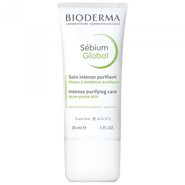 BIODERMA SEBIUMGLOBAL NÄOKREEM AKNELISELE NAHALE 30ML