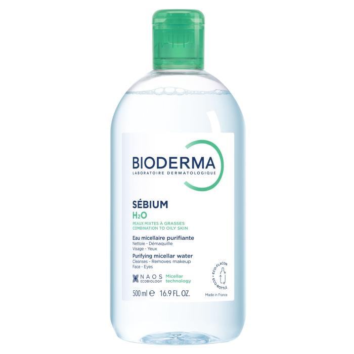BIODERMA SEBIUM H2O MITSELLAARVESI KOMBINEERITUD-RASUSELE NAHALE 500ML