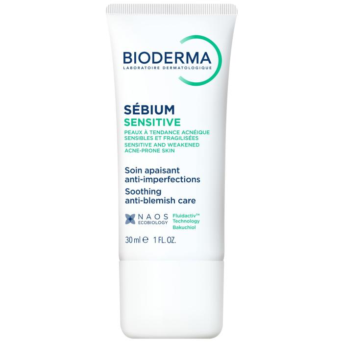 BIODERMA SEBIUM SENSITIVE NÄOREEM AKNELISELE NAHALE 30ML