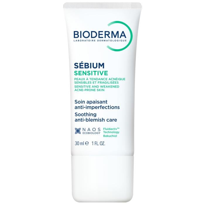 BIODERMA SEBIUM SENSITIVE NÄOREEM AKNELISELE NAHALE 30ML