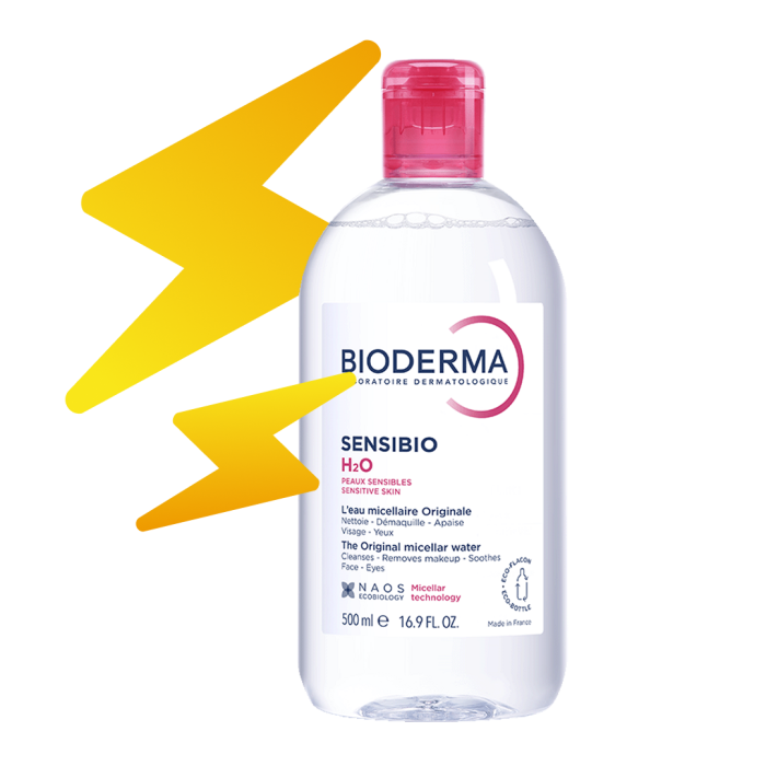 BIODERMA SENSIBIO H2O MITSELLAARVESI TUNDLIKULE NAHALE 500ML