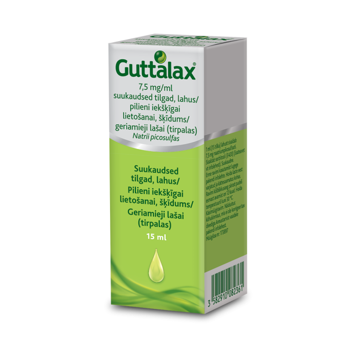 GUTTALAX SUUKAUDSED TILGAD LAHUS 7.5MG 1ML 15ML N1