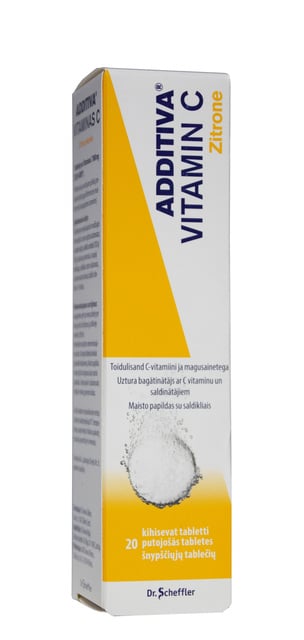 ADDITIVA VITAMIN C KIHISEV TBL SIDRUN 1G N20