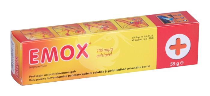 EMOX GEEL 100MG 1G 55G N1