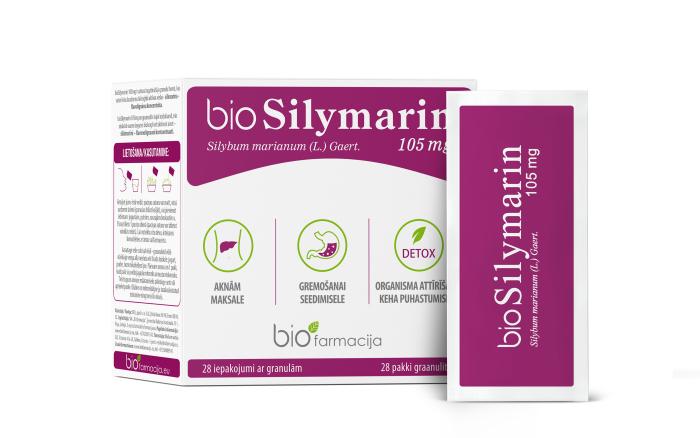 BIOSILYMARIN 105MG GRAANULID N28