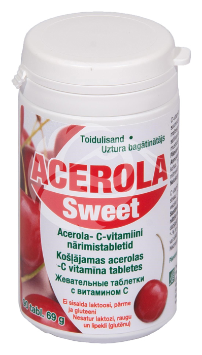 ACEROLA SWEET TBL 75MG N90