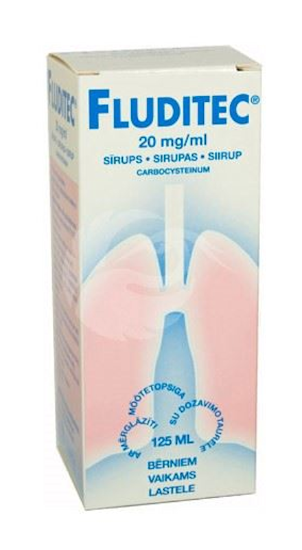 FLUDITEC SIIRUP 20MG 1ML 125ML N1