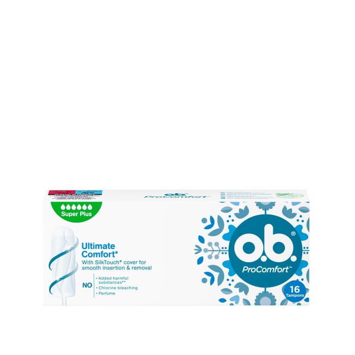 O.B. PROCOMFORT HÜGIEENILISED TAMPOONID SUPER PLUS N16