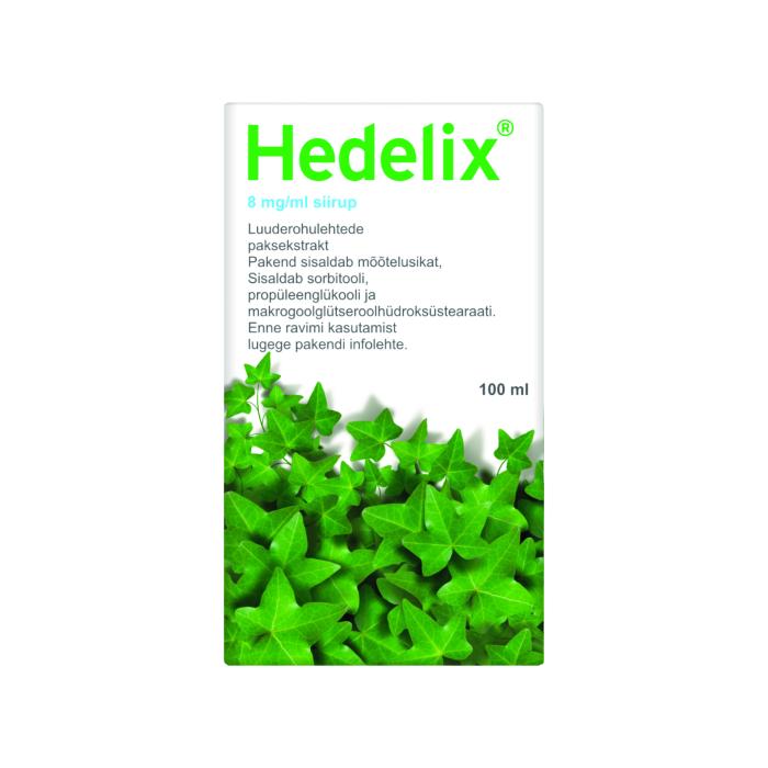HEDELIX SIIRUP 8MG 1ML 100ML N1