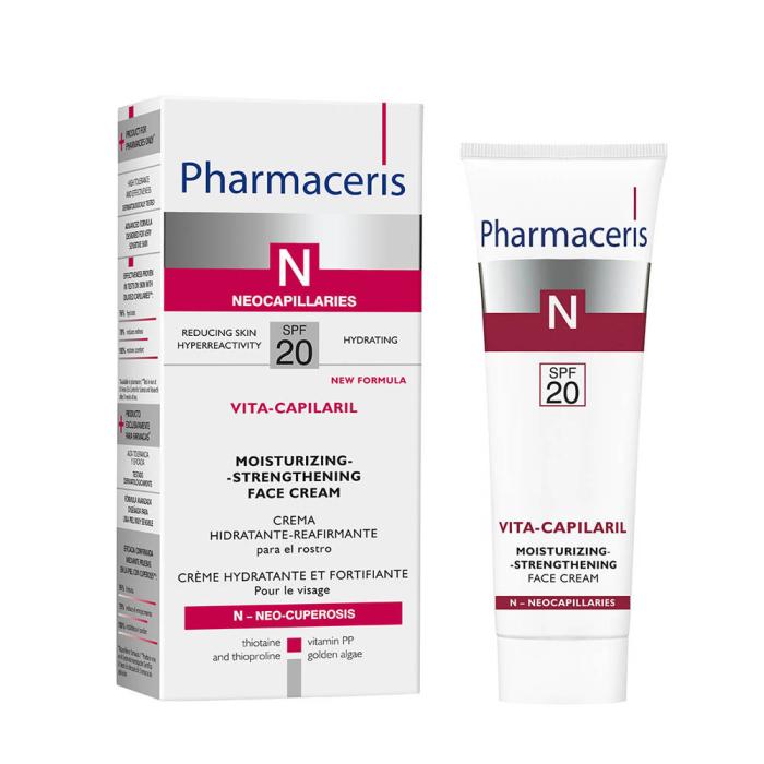 PHARMACERIS N VITA-CAPILARIL NÄOKREEM NIISUTAV SPF20 50ML