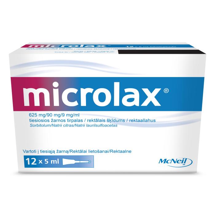 MICROLAX REKTAALLAHUS 9MG+625MG+90MG 1ML N12