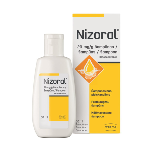 NIZORAL ŠAMPOON 20MG 1G 60ML N1