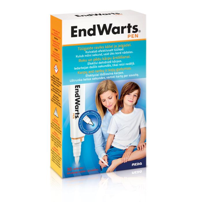 ENDWARTS PEN PLIIATS TÜÜGASTE EEMALDAMISEKS 3ML