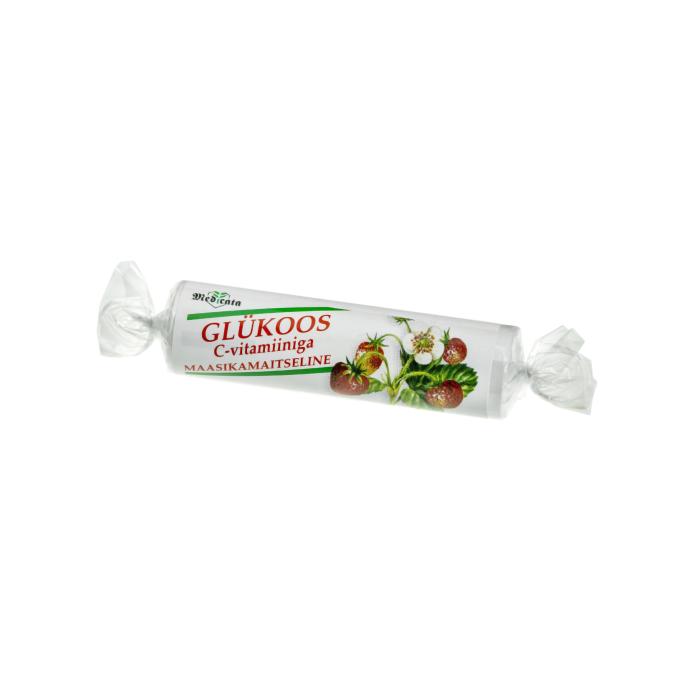 GLÜKOOS+VITAMIIN C TROPSID 30MG MAASIKAS N10