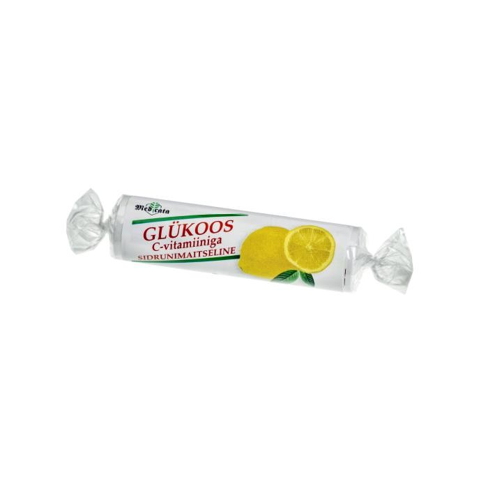 GLÜKOOS+VITAMIIN C TROPSID 30MG SIDRUN N10