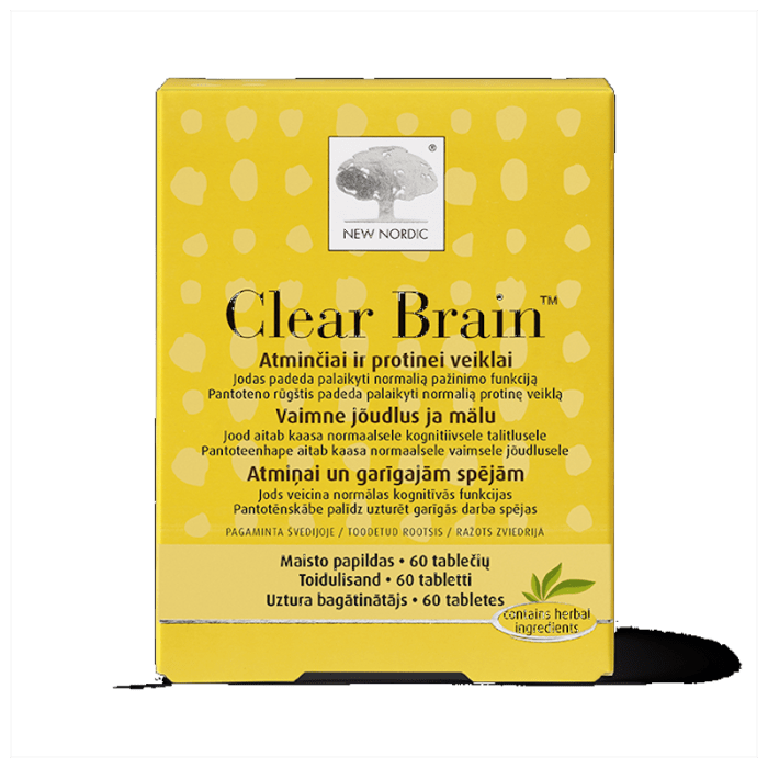 CLEAR BRAIN TBL N60