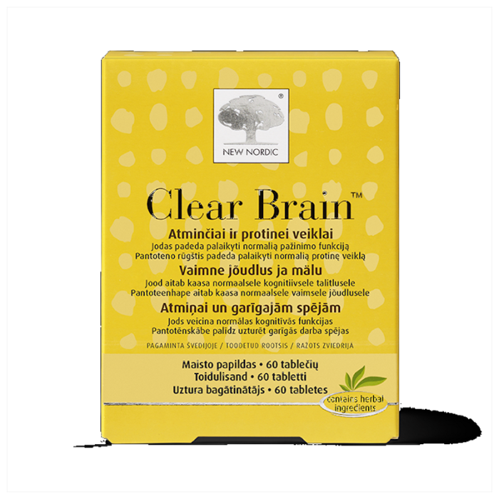 CLEAR BRAIN TBL N60