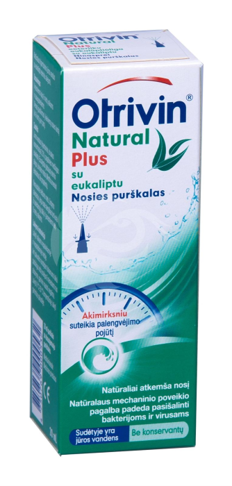 OTRIVIN NATURAL PLUS NINASPREI EUKALÜPTIGA 20ML