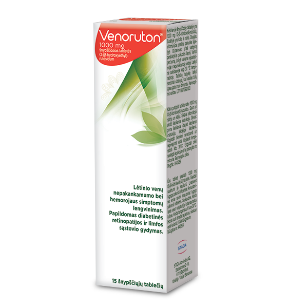 VENORUTON 1000MG KIHISEV TBL. 1000MG N15
