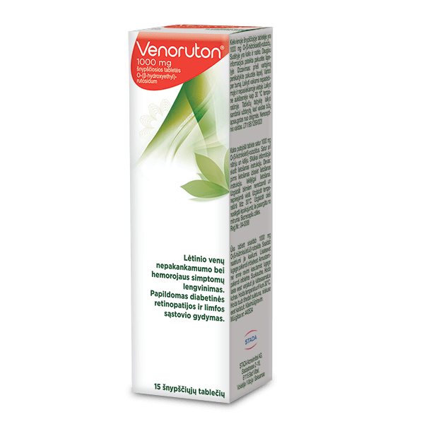 VENORUTON 1000MG KIHISEV TBL. 1000MG N15
