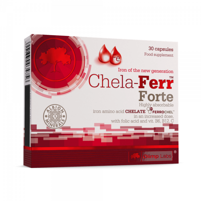 OLIMPLABS CHELA-FERR FORTE 28MG KAPSLID N30