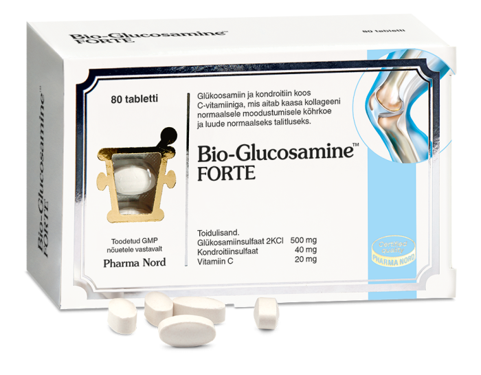 BIO-GLUCOSAMINE FORTE TBL 500+40MG N80