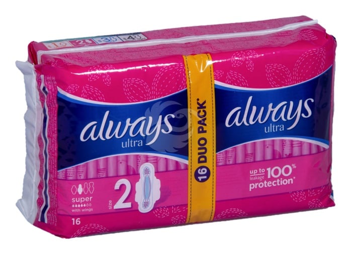 ALWAYS ULTRA HÜGIEENILINE SIDE SUPER PLUS DUO N16