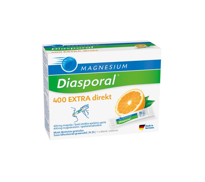 MAGNESIUM DIASPORAL 400 EXTRA DIREKT GRAANULID 400MG N20