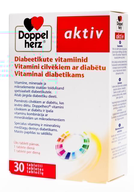 DOPPELHERZ AKTIV DIABEETIKUTE VITAMIINID TBL N30