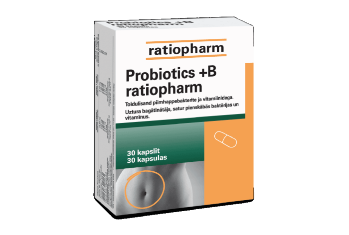 PROBIOTICS+B RATIOPHARM CAPS 390MG N30