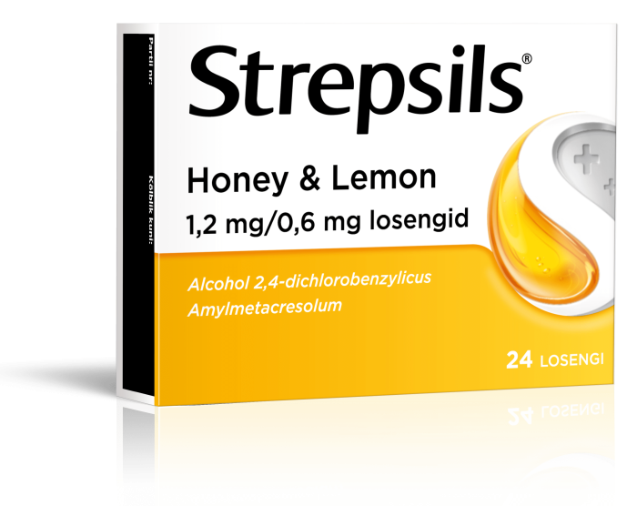 STREPSILS HONEY & LEMON LOSENG 0.6MG+1.2MG N24
