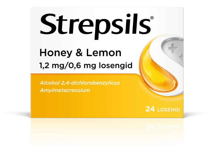 STREPSILS HONEY & LEMON LOSENG 0.6MG+1.2MG N24