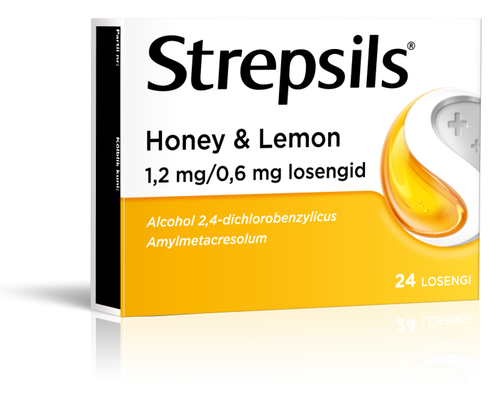 STREPSILS HONEY & LEMON LOSENG 0.6MG+1.2MG N24