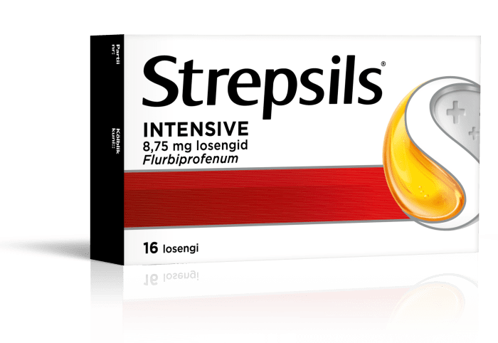 STREPSILS INTENSIVE LOSENG 8.75MG N16