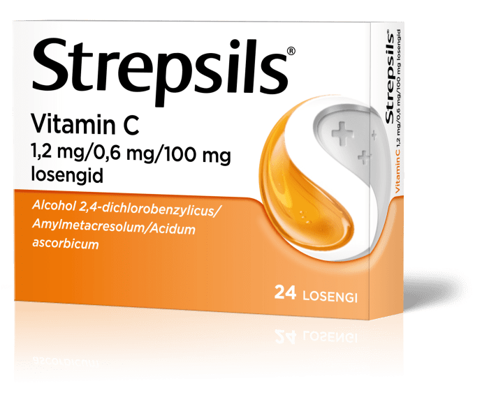 STREPSILS VITAMIIN C LOSENG 0.6MG+1.2MG+100MG N24