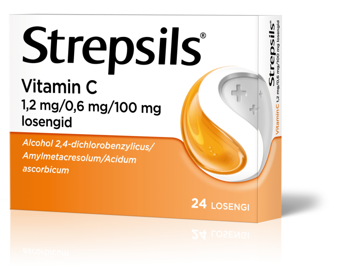 STREPSILS VITAMIIN C LOSENG 0.6MG+1.2MG+100MG N24