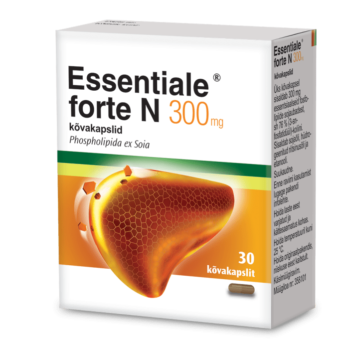 ESSENTIALE FORTE N KÕVAKAPSEL 300MG N30