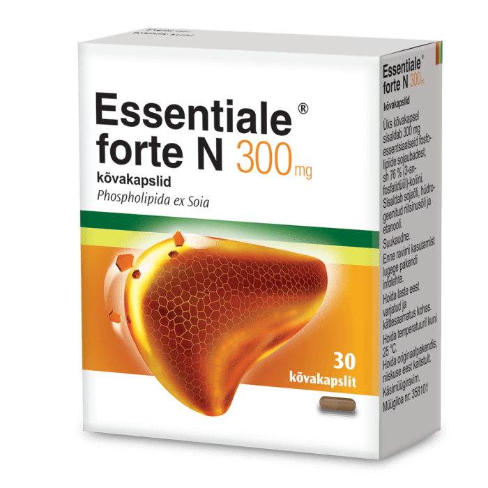 ESSENTIALE FORTE N KÕVAKAPSEL 300MG N30