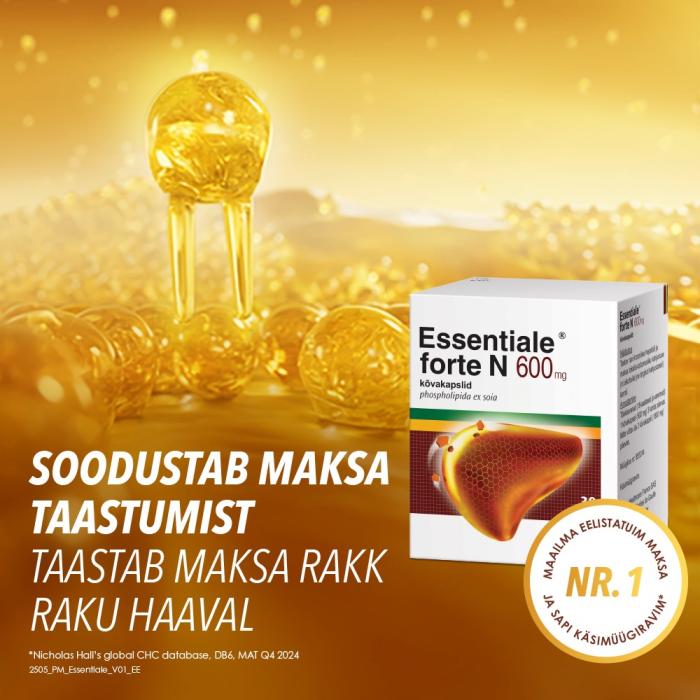 ESSENTIALE FORTE N KÕVAKAPSEL 600MG N30