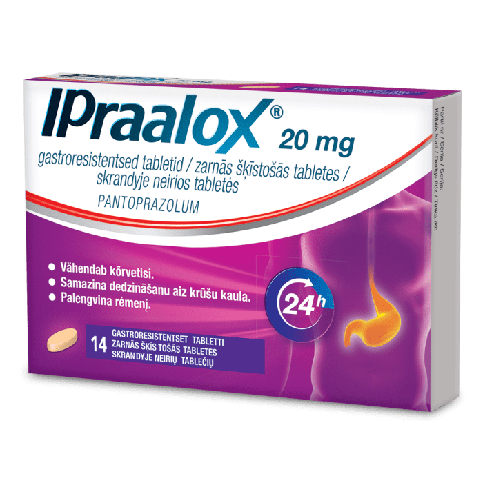 IPRAALOX GASTRORESIST TBL 20MG N14
