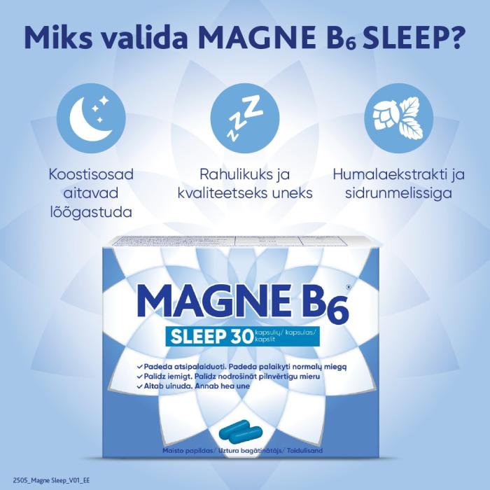 MAGNE B6 SLEEP KAPSLID N30