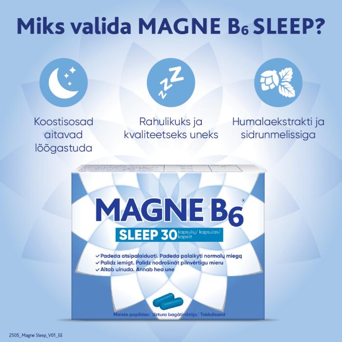 MAGNE B6 SLEEP KAPSLID N30