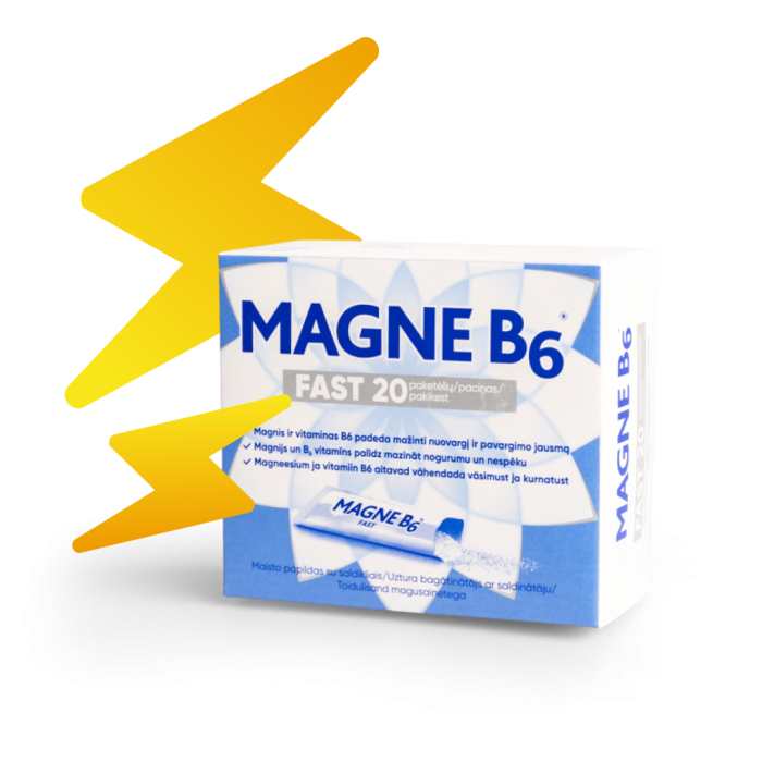 MAGNE B6 FAST GRAANULID N20